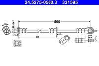 ATE 331595 - Tubo flexible de frenos