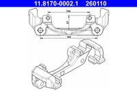 ATE 260110 - Soporte, pinza de freno