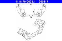 ATE 11.8170-0633.1 - Soporte, pinza de freno