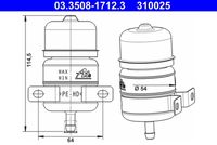 ATE 03.3508-1712.3 - Depósito compensación, líquido de frenos