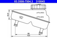 ATE 03.3508-7504.3 - Depósito compensación, líquido de frenos