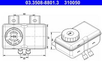 ATE 310050 - Depósito compensación, líquido de frenos