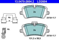 ATE 13.0470-2604.2 - Juego de pastillas de freno