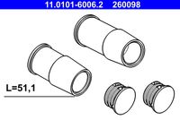 ATE 260098 - Lado de montaje: Eje trasero<br>Sistema de frenos: ATE<br>