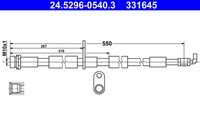 ATE 331645 - Tubo flexible de frenos