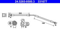 ATE 331677 - Tubo flexible de frenos