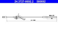 ATE 580692 - Cable de accionamiento, freno de estacionamiento