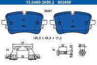 ANDEL 182248203 - Juego de pastillas de freno