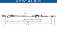 A.B.S. K28950 - Cable de accionamiento, accionamiento del embrague