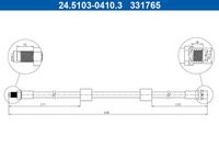 A.B.S. SL6234 - Tubo flexible de frenos