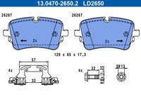 ANDEL 182248203 - Juego de pastillas de freno