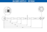 A.B.S. SL7007 - Tubo flexible de frenos