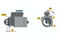 BOSCH 0 001 113 006 - Motor de arranque