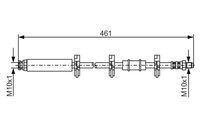 BOSCH 1987476463 - Tubo flexible de frenos