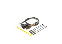 BOSCH 0258986602 - Sonda lambda: Sonda de regulación<br>Lado de montaje: delante del catalizador<br>Lado de montaje: izquierda<br>Cantidad líneas: 5<br>Longitud total [mm]: 730<br>intervalo de cambio recomendado [km]: 250000<br>