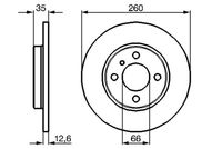 BOSCH 0986478029 - Espesor de disco de frenos [mm]: 10<br>Llanta, nº de taladros: 4<br>Cantidad de agujeros de fijación: 1<br>Diámetro exterior [mm]: 258<br>corona de agujeros - Ø [mm]: 100<br>Superficie: revestido<br>Tipo de disco de frenos: macizo<br>Lado de montaje: Eje trasero<br>Espesor mínimo [mm]: 8,4<br>Diámetro de centrado [mm]: 62<br>Peso [kg]: 4,25<br>