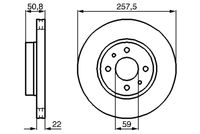 BOSCH 0986478512 - Disco de freno