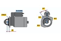 BOSCH 0 001 109 313 - Motor de arranque