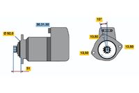 BOSCH 0 001 416 078 - Motor de arranque