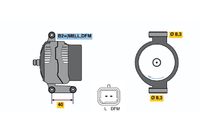 BOSCH 0 124 415 014 - Alternador