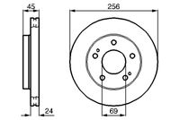 BOSCH 0 986 478 708 - Disco de freno