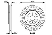 BOSCH 0986479A24 - Disco de freno