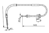 BOSCH 1987482230 - Cable de accionamiento, freno de estacionamiento