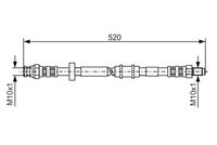 BOSCH 1987481158 - Tubo flexible de frenos