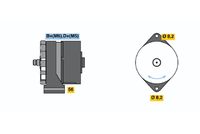 BOSCH 0 120 339 512 - Alternador