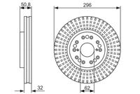 BOSCH 0986479485 - Disco de freno