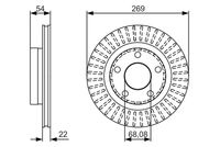 BOSCH 0986479A42 - Disco de freno