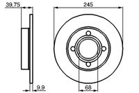 BOSCH 0986478216 - Disco de freno