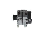 BOSCH 1986A01278 - año construcción hasta: 02/2015<br>Tensión [V]: 14<br>Corriente de carga alternador [A]: 130<br>Tipo de sujeción: Brazo oscilante doble<br>Modelo de alternador: excl. bomba vacío<br>Distancia de polea a alternador [mm]: 33<br>Sentido de giro: Sentido de giro a la derecha (horario)<br>Poleas: con polea de rueda libre<br>Número de canales: 5<br>poleas - Ø [mm]: 57<br>Pinza: B+(M8),FR,L,C<br>ID del modelo de conector: PL176<br>Longitud [mm]: 176<br>extensión de reparación recomendada: correas trapezial, poli V<br>