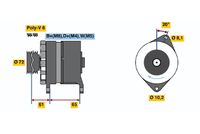 BOSCH 0 120 468 162 - Alternador