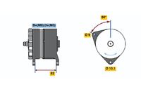 BOSCH 0 120 468 019 - Alternador
