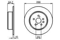 BOSCH 0986479243 - Disco de freno