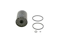 BOSCH 1457434200 - año construcción desde: 03/1987<br>Restricción de fabricante: PURFLUX<br>Tipo de filtro: Cartucho filtrante<br>Diámetro [mm]: 63<br>Diám. int. 1 [mm]: 14<br>Altura [mm]: 102<br>