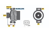 BOSCH 0 124 415 025 - Alternador