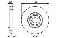 BOSCH 0986479429 - Disco de freno