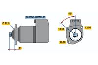 BOSCH 0 001 417 075 - Motor de arranque