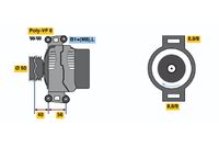 BOSCH 0 124 325 039 - Alternador