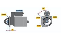 BOSCH 0 001 368 088 - Motor de arranque