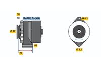 BOSCH 0 120 488 191 - Alternador