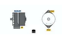 BOSCH 0 986 030 450 - Alternador