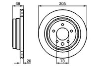 BOSCH 0986478660 - Disco de freno