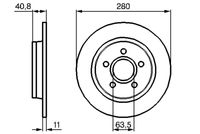 BOSCH 0 986 479 253 - Disco de freno