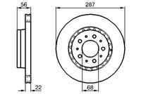 BOSCH 0986478388 - Disco de freno