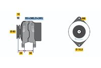 BOSCH 0 124 415 010 - Alternador