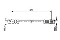 BOSCH 1987481003 - Tubo flexible de frenos