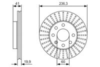 BOSCH 0 986 479 S98 - Disco de freno